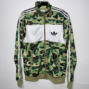 Adidas Firebird Bape Green Camo Jacket BK4569
